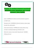 System Analysis and Design 2025&sol;2026 &ndash; Q&A Mastery &vert; 40&plus; Questions &vert; Lifecycle&comma; Feasibility&comma; CASE Tools&comma; Conversion Methods