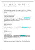West Coast EMT &ndash; Block 4 Exam &vert; 100&percnt; Verified Questions & Answers &vert; A&plus; Study Guide 2025