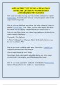 AVID MC 210 STUDY GUIDE ACTUAL EXAM  COMPLETE QUESTIONS AND DETAILED  ANSWERS&vert;ALREADY GRADED