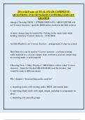 210 Avid Exam ACTUAL EXAM COMPLETE  QUESTIONS AND DETAILED ANSWERS&vert;ALREADY  GRADED 