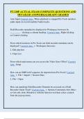 PT 210P ACTUAL EXAM COMPLETE QUESTIONS AND  DETAILED ANSWERS&vert;ALREADY GRADED