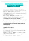 OOH UTA NURS 3365 FINAL EXAM QUESTIONS WITH COMPLETE  SOLUTION 2025 UPDATE