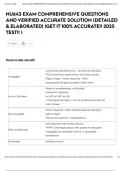 NU643 EXAM COMPREHENSIVE QUESTIONS AND VERIFIED ACCURATE SOLUTION &lpar;DETAILED & ELABORATED&rpar; &vert;GET IT 100&percnt; ACCURATE&excl;&excl; 2025 TEST&excl;&excl; &vert;