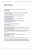 MEP revision Questions and Answers