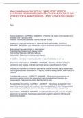 Business Major Field Test &lbrack;ACTUAL EXAM&rsqb; LATEST VERSION  &lbrack;QUESTIONS AND ANSWERS&rsqb; WITH PRACTICE EXAM DETAILED AND  VERIFIED FOR GUARANTEED PASS- LATEST UPDATE 2025 GRADED  A