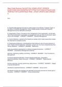 Business Major Field Test &lbrack;ACTUAL EXAM&rsqb; LATEST VERSION  &lbrack;QUESTIONS AND ANSWERS&rsqb; WITH PRACTICE EXAM DETAILED AND  VERIFIED FOR GUARANTEED PASS- LATEST UPDATE 2025 GRADED  A