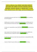 CLEAN Certification Exam NEWEST 2025&sol;2026 COMPLETE  QUESTIONS AND CORRECT DETAILED ANSWERS &lpar;VERIFIED  ANSWERS&rpar; &vert;ALREADY GRADED A&plus;&vert;&vert;BRAND NEW&excl;&excl; Criminal  Justice Network Access&comma; NCIC Usage&comma; and Record Management