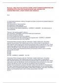 Business Major Field Test &lbrack;ACTUAL EXAM&rsqb; LATEST VERSION  &lbrack;QUESTIONS AND ANSWERS&rsqb; WITH PRACTICE EXAM DETAILED AND  VERIFIED FOR GUARANTEED PASS- LATEST UPDATE 2025 GRADED  A