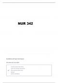 NUR 342 MIDTERM RESEARCH ONLY QUESTIONS AND VERIFIED ANSWERS