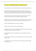 ECS exam 1 &vert;&vert; Possible Questions Accurately Answered&period;