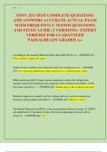 FDNY Z51 TEST COMPLETE QUESTIONS  AND ANSWERS ACCURATE ACTUAL EXAM  WITH FREQUENTLY TESTED QUESTIONS  AND STUDY GUIDE &lpar;2 VERSIONS&rpar; &sol; EXPERT  VERIFIED FOR GUARANTEED  PASS&sol;ALREADY GRADED A&plus;