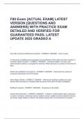 F80 Exam &lbrack;ACTUAL EXAM&rsqb; LATEST  VERSION &lbrack;QUESTIONS AND  ANSWERS&rsqb; WITH PRACTICE EXAM  DETAILED AND VERIFIED FOR  GUARANTEED PASS- LATEST  UPDATE 2025 GRADED A