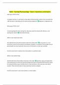 PACKAGE-&colon;&colon;N244 &ndash; Nursing Pharmacology Exams with Correct Answers 