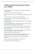 AAMI Comprehensive Review Science ALL TERMS Questions with Correct Answers