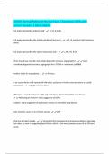 COMAT Internal Medicine Review Exam &vert; Questions 100&percnt; with Correct Answers &vert; latest Update