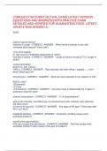 ALL Comquest &lbrack;ACTUAL EXAM&rsqb; LATEST VERSION
