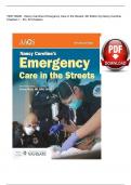  TEST BANK - Nancy Caroline&rsquo;s Emergency Care in the Streets&comma; 9th Edition by Nancy Caroline Chapters 1 - 53 &vert; All Chapters &emsp;
