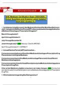 UHC Medicare Certification Exam &lpar;2024&sol;2025&rpar; &vert; Actual Questions and Answers Latest Updated 2024&sol;2025 &lpar;Graded A&plus;&rpar;