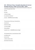 CCI - RVS Exam Prep &sol; Complete Questions & Correct Detailed Answers &lpar;100&percnt; Correct&rpar; 2025 &sol; 2026&period;
