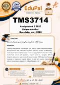 TMS3714 Assignment 3 &lpar;COMPLETE ANSWERS&rpar; 2026 - DUE July 2026