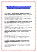  767 OHIO HOME IMPROVEMENT CONTRACTOR EXAM QUESTIONS AND CORRECT ANSWERS &lpar;NEWEST&rpar;
