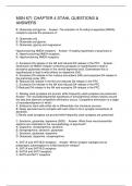 MSN 671 CHAPTER 4 STAHL QUESTIONS & ANSWERS