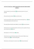 NCATT AET Test Study Guide &vert; COMPLETE QUESTIONS WITH 100&percnt; RATED CORRECT ANSWERS  &vert; GRADED A&plus; 