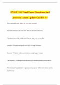 ENWC 201 Final Exam Questions And Answers Latest Update Graded A&plus; What is an animal's niche&quest; How many dimensions can a niche have&quest; Can animals share a niche&quest; - An animal's niche is the functional role of an organism considered in the environ