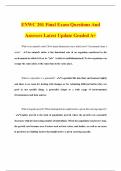 ENWC 201 Final Exam Questions And Answers Latest Update Graded A&plus; What is an animal's niche&quest; How many dimensions can a niche have&quest; Can animals share a niche&quest; - An animal's niche is the functional role of an organism considered in the environ
