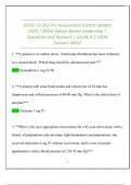 D253 &ndash; Pre-Assessment&colon; Values-Based Leadership &lpar;2025&sol;2026&rpar; &vert; Questions & Verified Answers