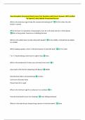 PACKAGE-&colon;&colon;New Hampshire boating Exams with Correct Answers 