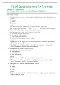 TB 02 Questions And A&plus; Answers  Chapter 02&colon; Carbohydrates  Nix&colon; Williams' Basic Nutrition And Diet Therapy&comma; 15th Edition 