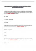 Airport Firefighter Course - With Answers Exam &ndash; 2025&sol;2026 Edition &ndash;Verified Questions &  100&percnt; Correct Answers with Rationales