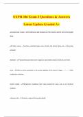 EXPH 386 Exam 3 Questions & Answers Latest Update Graded A&plus; Neuromuscular system - coordination and integration of the muscles of the body together with the nerves that supply them
