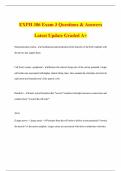 EXPH 386 Exam 3 Questions & Answers Latest Update Graded A&plus; Neuromuscular system - coordination and integration of the muscles of the body together with the nerves that supply them