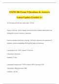 EXPH 386 Exam 5 Questions & Answers Latest Update Graded A&plus;