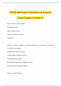 EXPH 386 Exam 5 Questions & Answers Latest Update Graded A&plus;