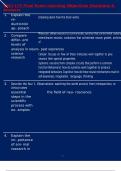 NSCI 175 Final Exam Learning Objectives Questions & Answers 