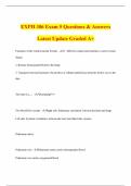EXPH 386 Bundled Exam Questions & Answers Latest Update Graded A&plus;