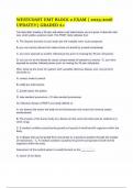 WESTCOAST EMT BLOCK 2 EXAM&vert; 2025-2026 UPDATE&excl;&excl;&vert; GRADED A&plus;