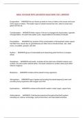 AQUA 102 Exam &ndash; Complete Questions with 100&percnt; Verified and Accurate Solutions