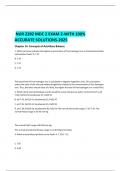 NUR 2392 &ndash; MDC 2 Exam 2 &lpar;2025&rpar; &vert; 100&percnt; Accurate Solutions with Verified Questions and Answers