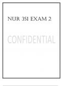 Nur 351 Exam 2
