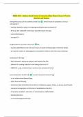 PACKAGE-&colon;&colon;NMNC 4410  EXAMS WITH CORRECT ANSWERS 