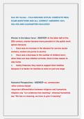 Soci 201 Dumas &ndash; Final 2025&sol;2026 ACTUAL COMPLETE REAL   EXAM QUESTIONS AND ALL CORRECT ANSWERS 100&percnt;  SOLVED AND GUARANTEED SUCCESS&excl;&excl; 
