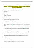 NP235 Unit 7 Emergency Preparedness Key Points&vert; Questions with Complete Solutions 100&percnt;  Verified&vert; Latest Update Graded A&plus;