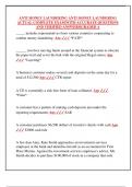 ANTI MONEY LAUNDERING ANTI MONEY LAUNDERING  ACTUAL COMPLETE EXAM&vert;WITH ACCURATE QUESTIONS  AND VERIFIED ANSWERS&vert;GRADED A