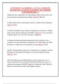 ANTI-MONEY LAUNDERING 4  ACTUAL COMPLETE  EXAM&vert;WITH  ACCURATE QUESTIONS AND VERIFIED  ANSWERS&vert;GRADED  A 