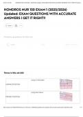 HONDROS NUR 150 EXAM 1 &lpar;2025&sol;2026&rpar; Updated&colon; EXAM QUESTIONS WITH ACCURATE ANSWERS &vert; GET IT RIGHT&excl;&excl;