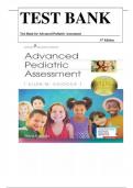 TEST BANK For Advanced Pediatric Assessment&comma; 3rd Edition by Ellen M&period; Chiocca&comma; Verified Chapters 1 - 26&comma; Complete Chapters